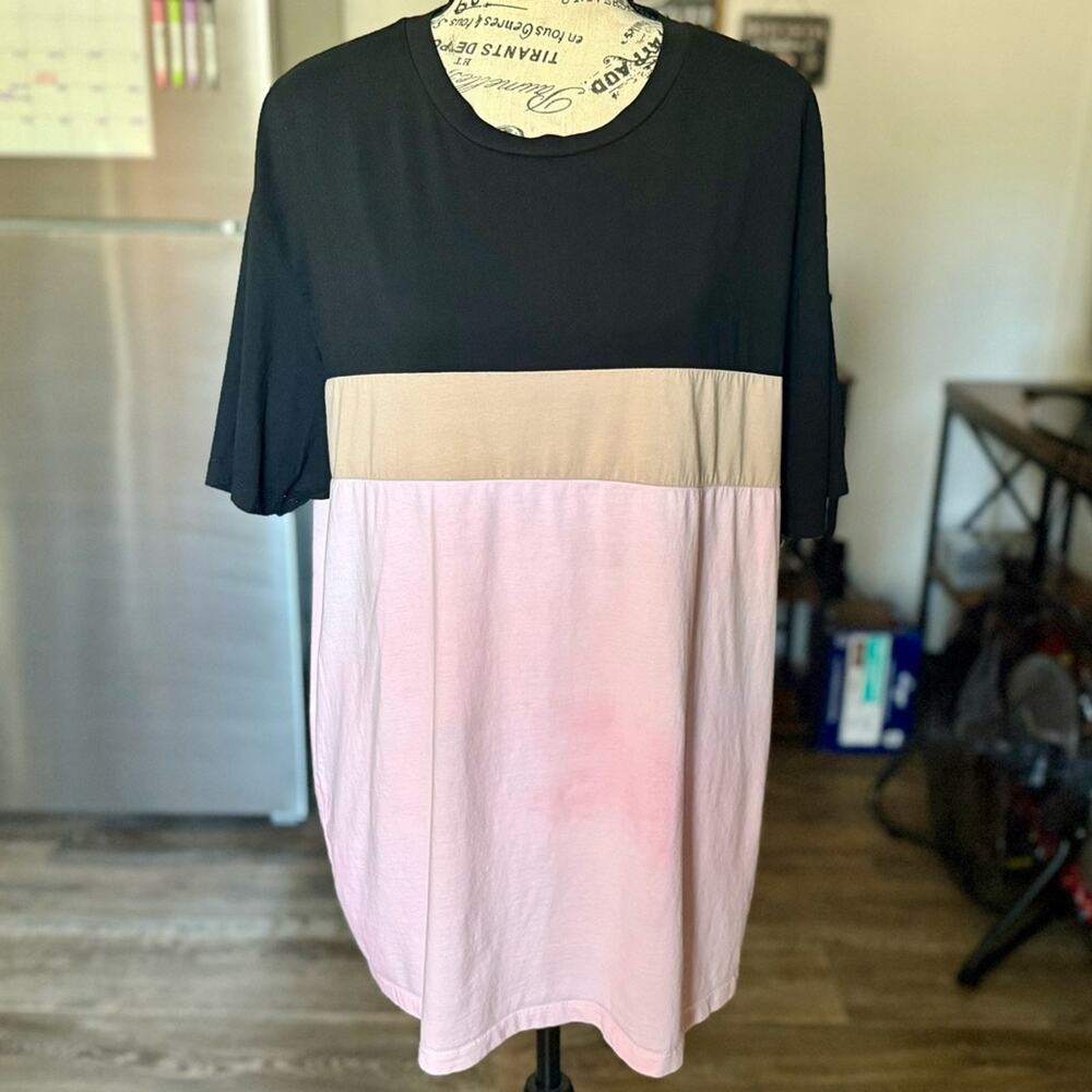 Women’s Kenneth Cole New York Color Block Tee Size XL